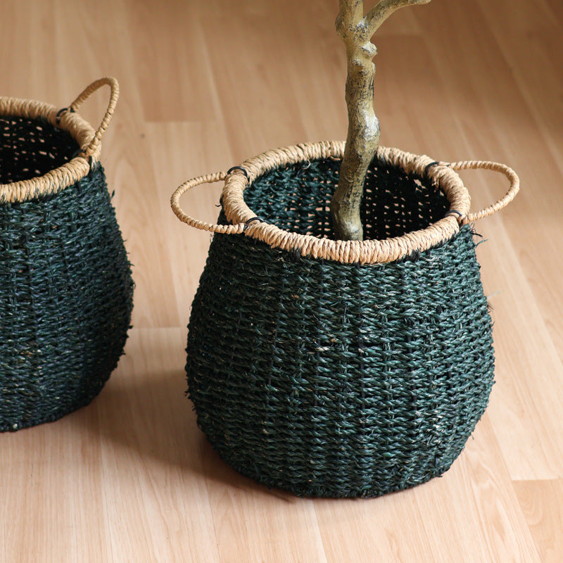 Handcrafted storage basket with natural details Bowlift