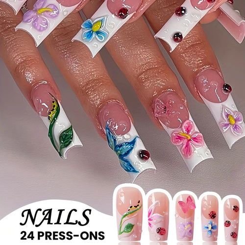 Decorative Press-On Nail Enhancements Bowlift