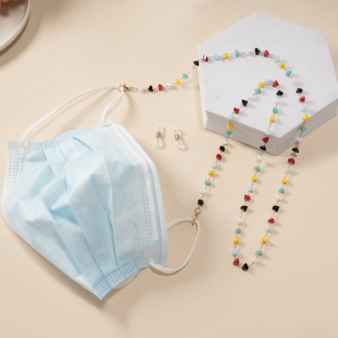 Chic Geometric Beaded Eyewear Holder Bowlift