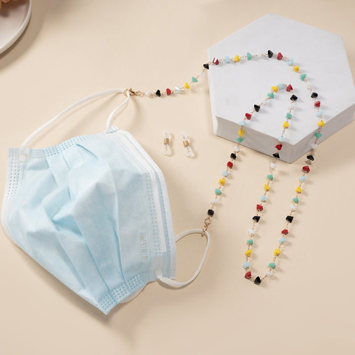 Chic Geometric Beaded Eyewear Holder Bowlift