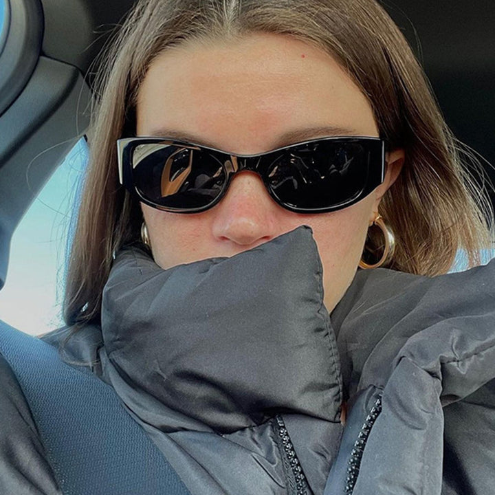 Women's sporty sunglasses with a wide frame and UV protection Bowlift