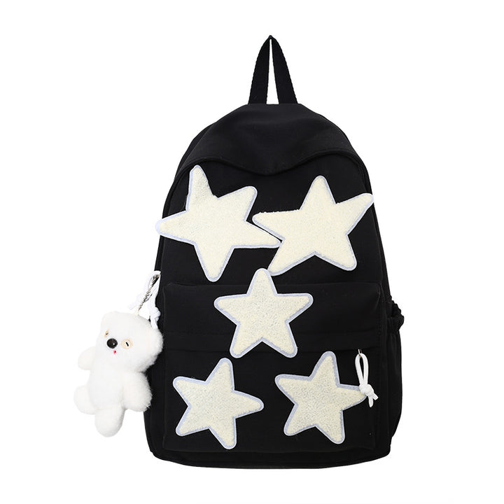 Fun Decorative Star-Patterned Backpack Bowlift