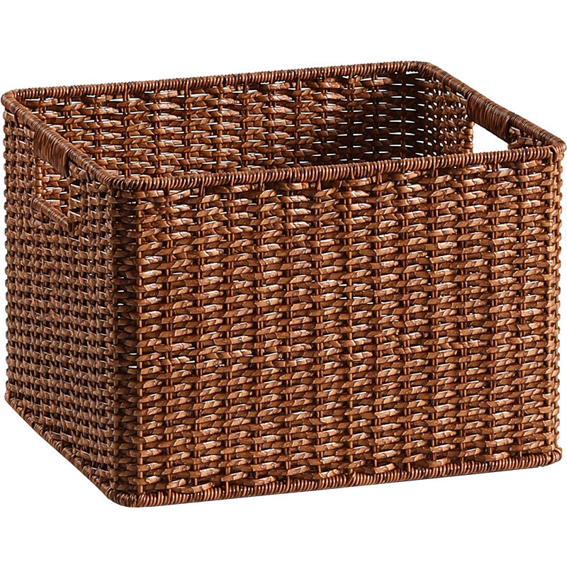 Unisex Braided Storage Basket with Practical Handles Bowlift