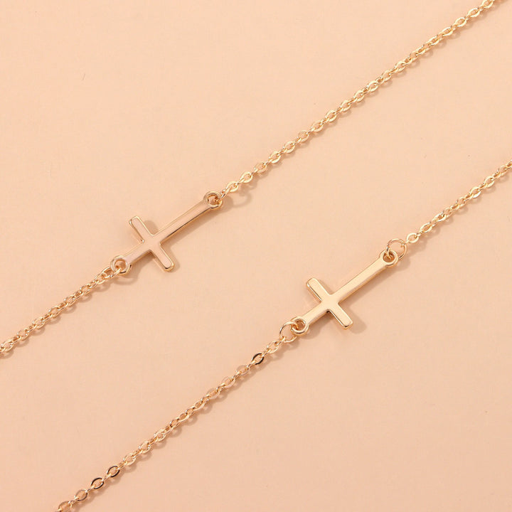 Cross Charm Eyewear Chain Bowlift