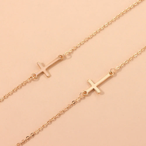 Cross Charm Eyewear Chain Bowlift
