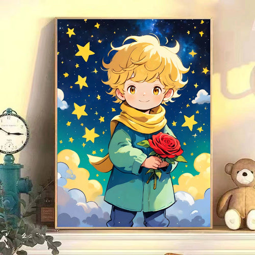 Whimsical Character Canvas Art Print Bowlift