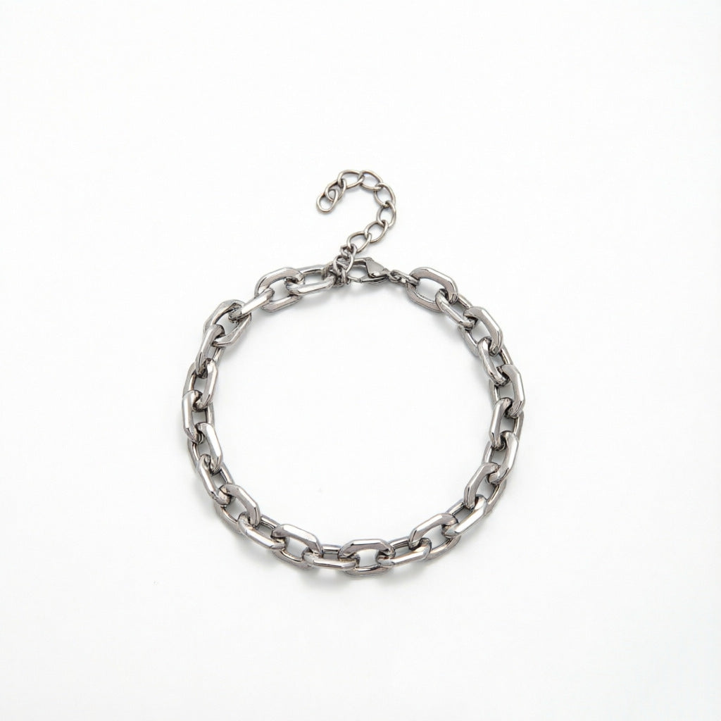 Elegant Geometric Link Bracelet Bowlift