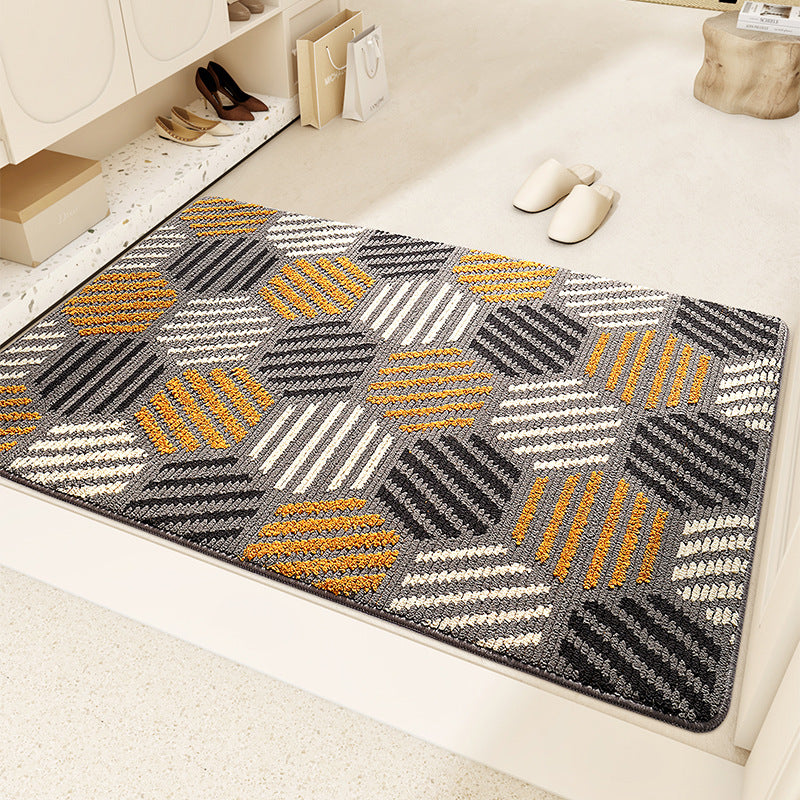 Geometric Pattern Area Rug Bowlift