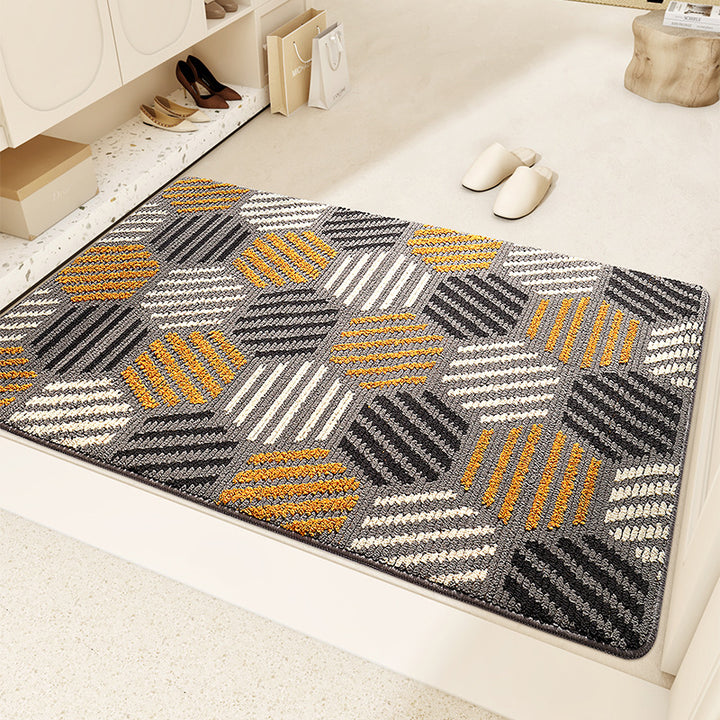 Geometric Pattern Area Rug Bowlift