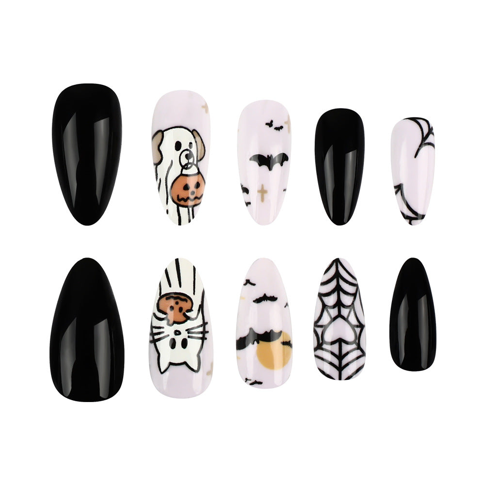 Artistic Halloween-Themed Press-On Nail Collection Bowlift