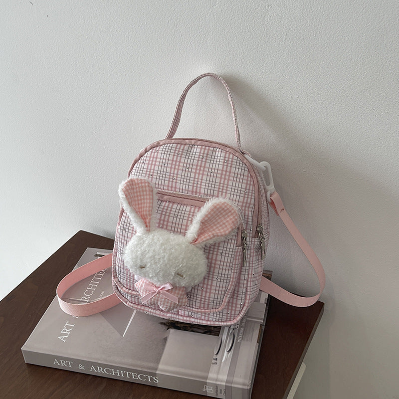 Cute Plush Animal-Themed Mini Backpack