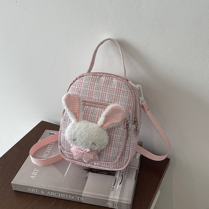 Cute Plush Animal-Themed Mini Backpack