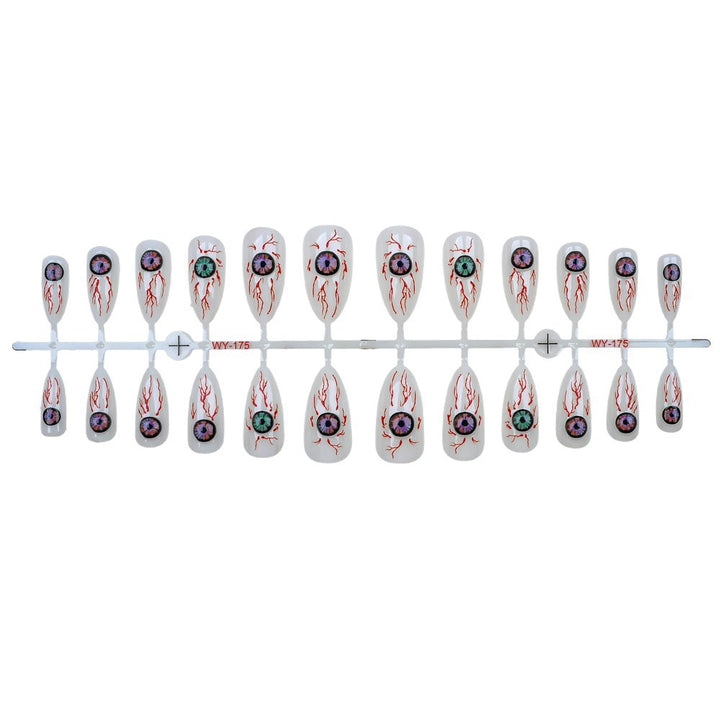 Artistic Eye-Themed Press-On Nail Set Bowlift