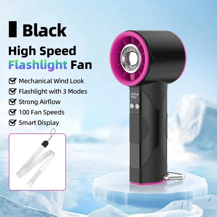 Ladies high-speed fan with flashlight Bowlift