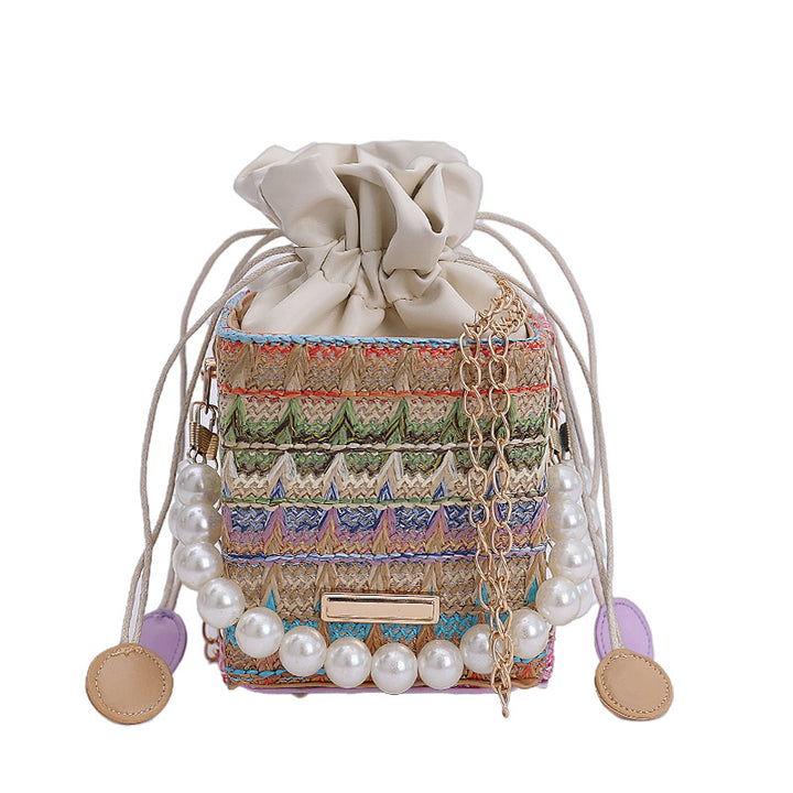Charming Mini Drawstring Shoulder Bag Bowlift