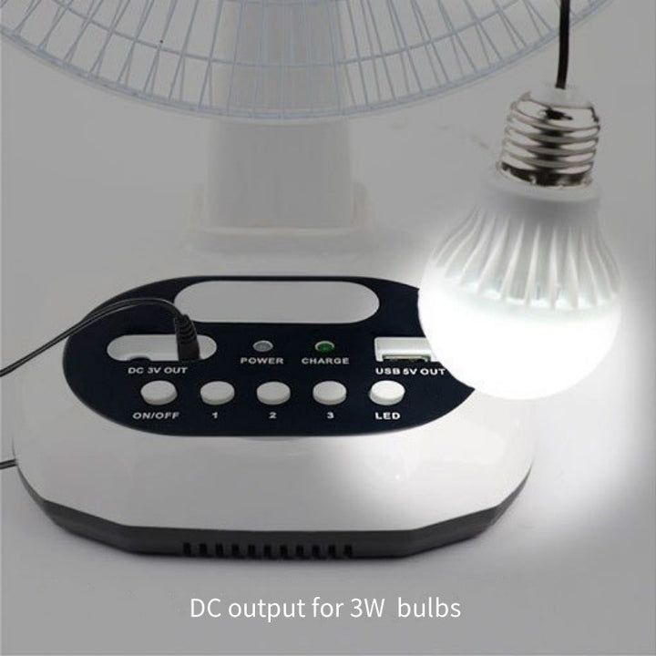 Ladies Portable Solar Fan with Large Battery Capacity and Variable Speed Control Bowlift