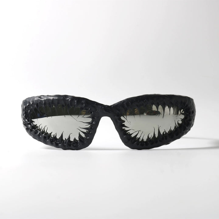 Women's creative design sunglasses with unique structured frame Bowlift