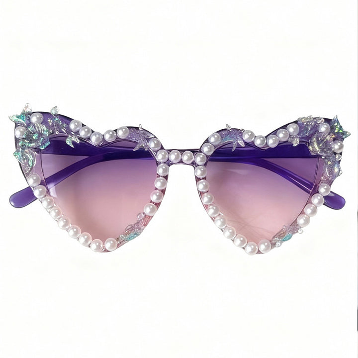Decorative Cat-Eye Sunglasses Bowlift