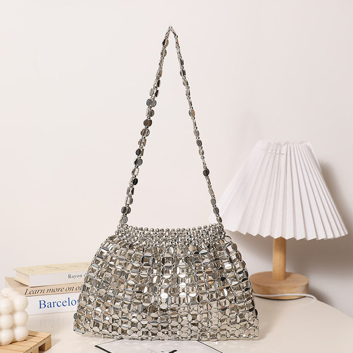 Fashionable Shoulder Bag In Sparkling Design Bowlift