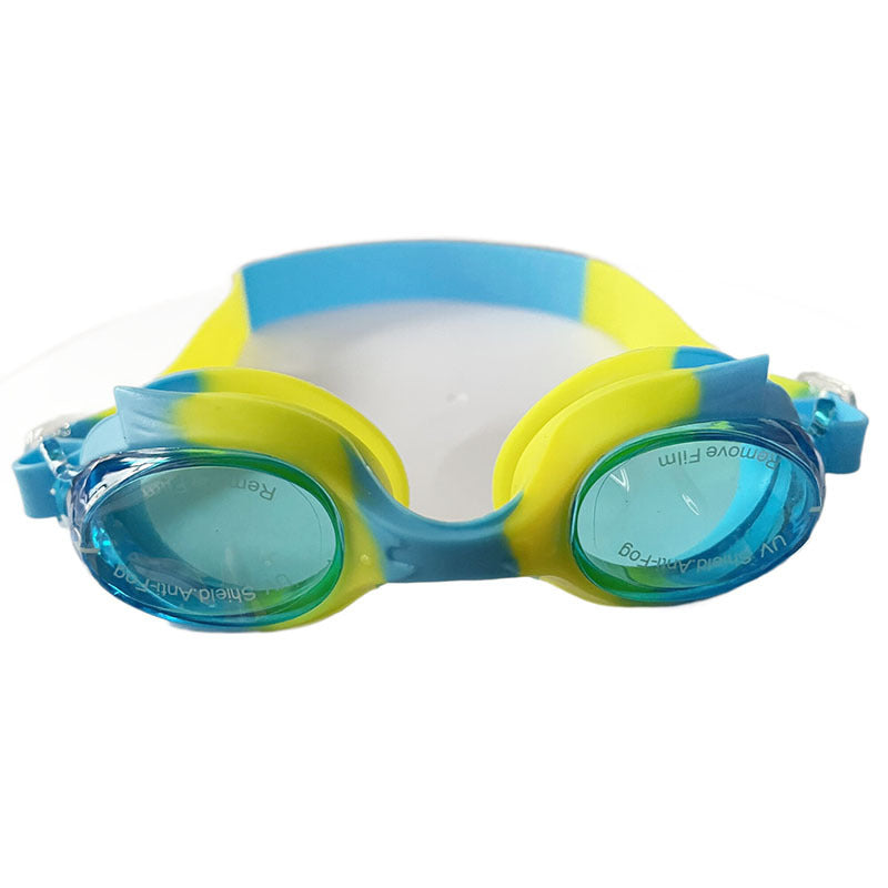 Water sports swimming goggles with ergonomic design and adjustable head strap Bowlift
