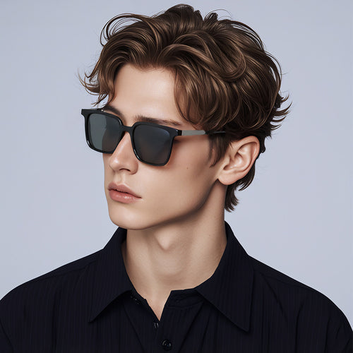 Men's Modern Square Frame Sunglasses Bowlift