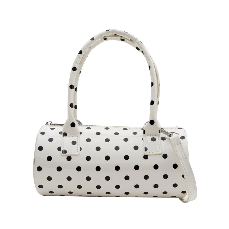 WoChic Structured Polka Dot Handbag Bowlift