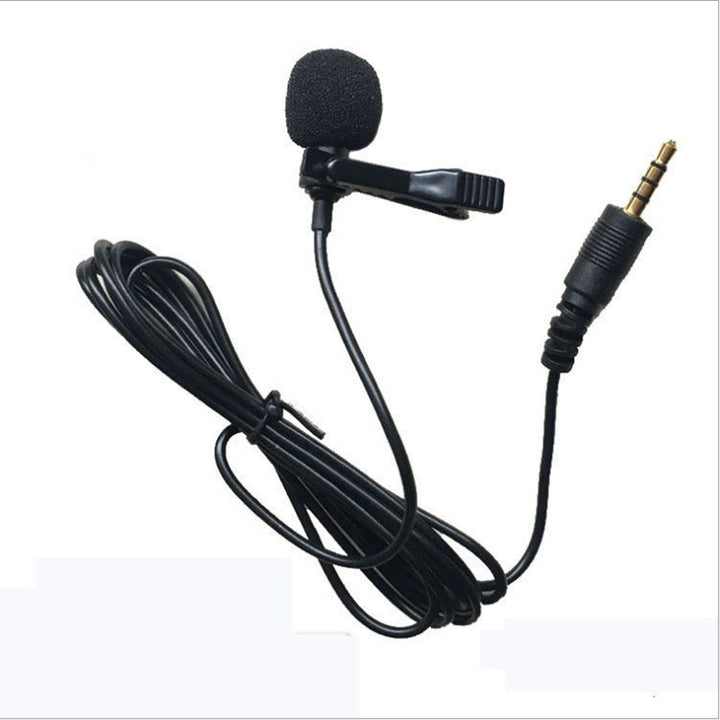 Lavalier microphone with flexible clip Bowlift