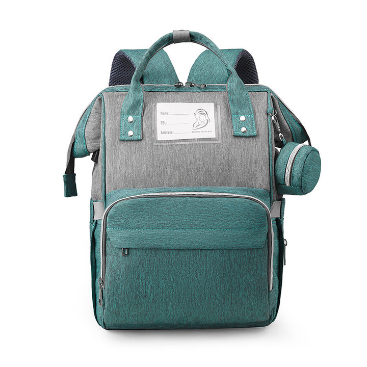 Multi-Compartment Functional Diaper Backpack Bowlift