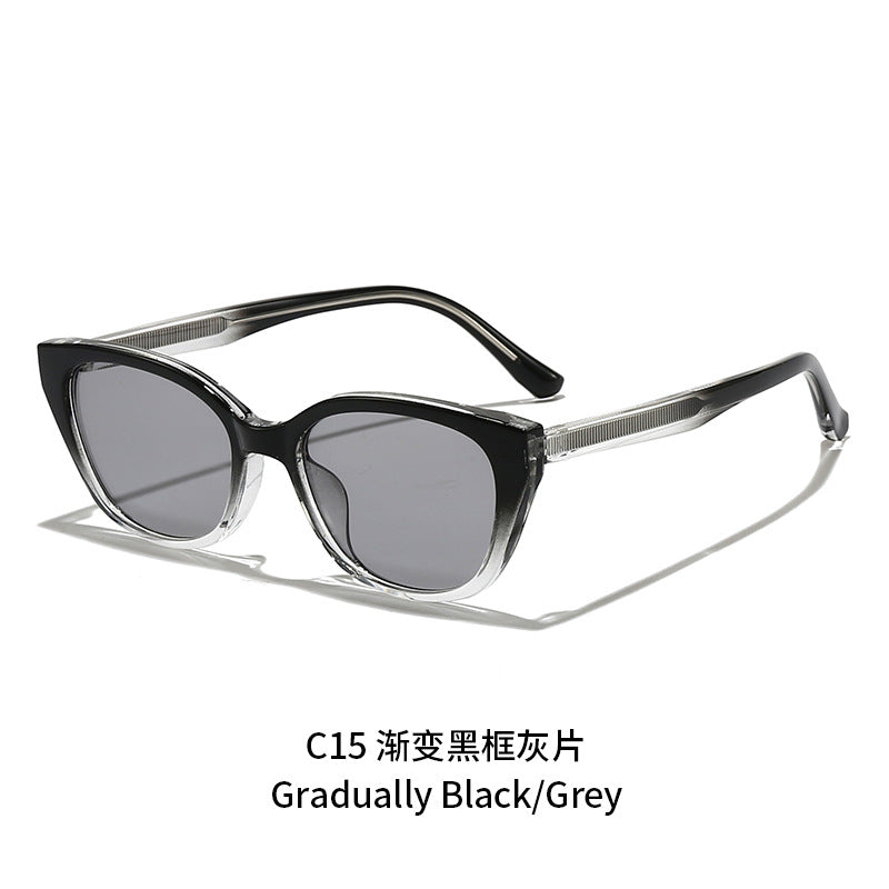 Women's Cat-Eye Sunglasses with UV Protection and Fashionable Frame Bowlift