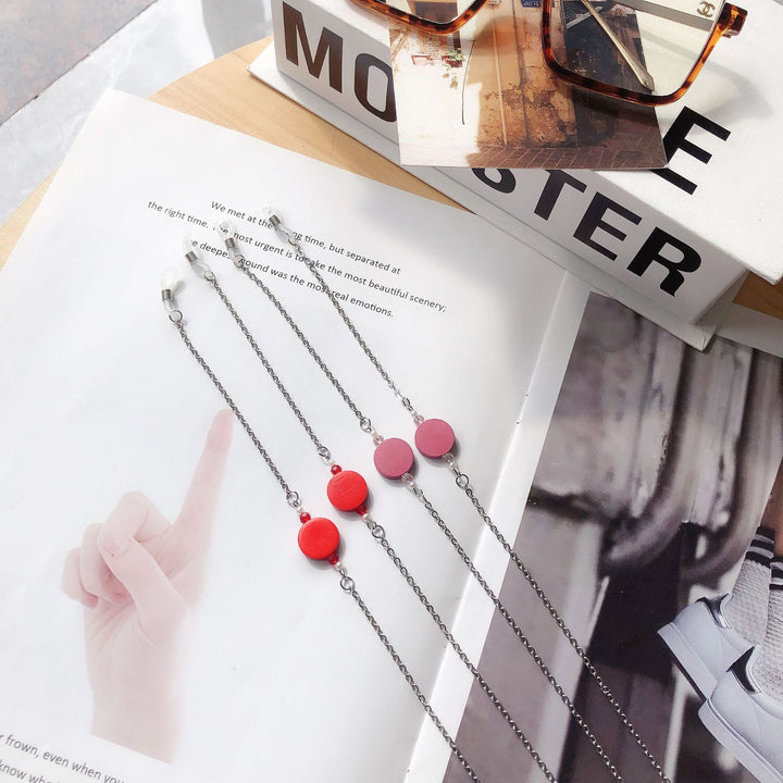 Stylish Dual-Strand Eyewear Holder Chain Bowlift