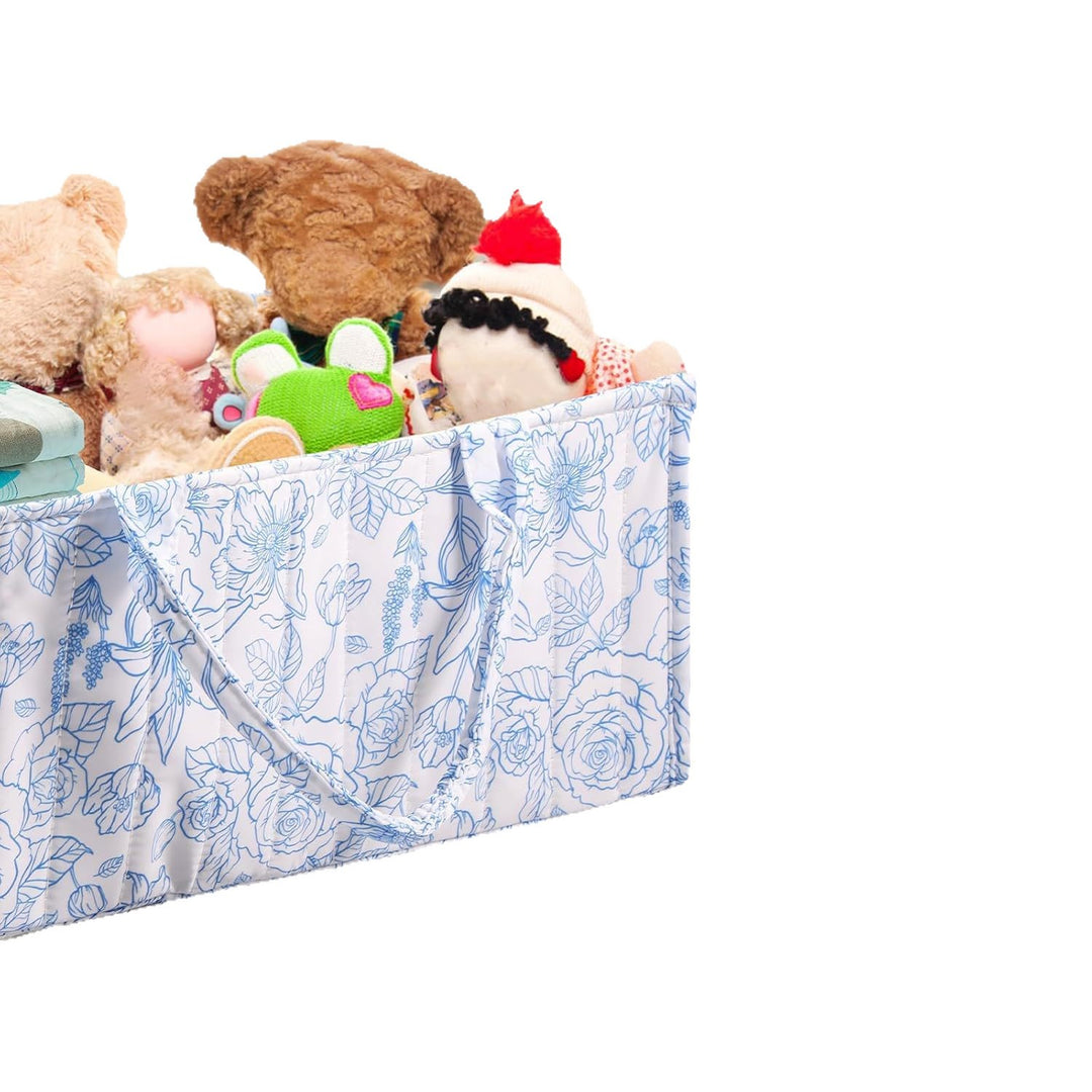 Versatile storage basket with compartments and charming animal motif Bowlift