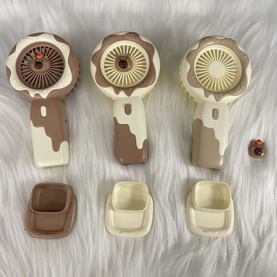 Unisex Portable USB Mini Fan with Multiple Speed Settings and Flexible Tilt Bowlift