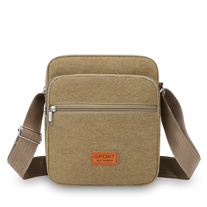 Versatile Canvas Crossbody Bag Bowlift