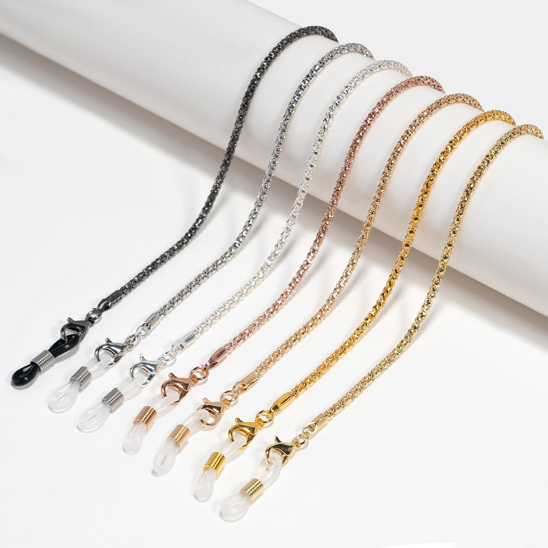 Elegant Silver-Plated Eyewear Chain Bowlift
