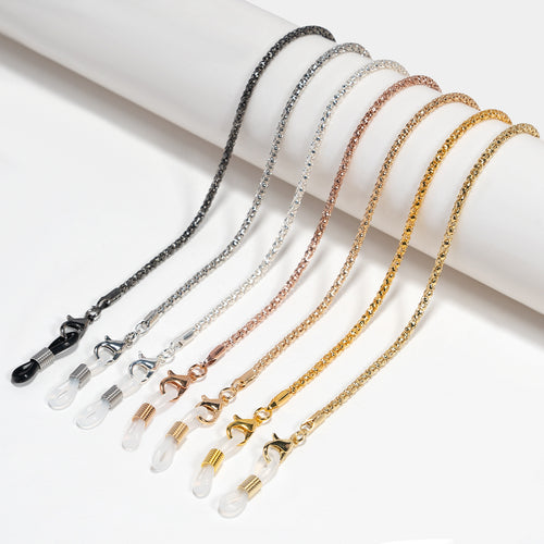 Elegant Silver-Plated Eyewear Chain Bowlift