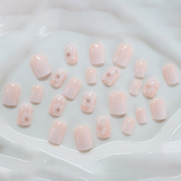 Floral Art Nail Design Bowlift