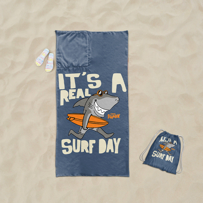 practical beach towel with integrated tote bag design Bowlift