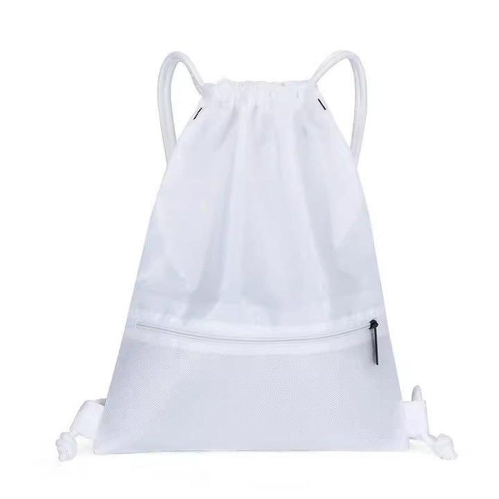 Honeycomb Patterned Drawstring Gym Bag Bowlift