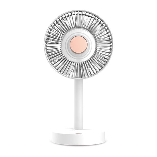 Women's portable table fan with energy-saving motor and oscillating head Bowlift