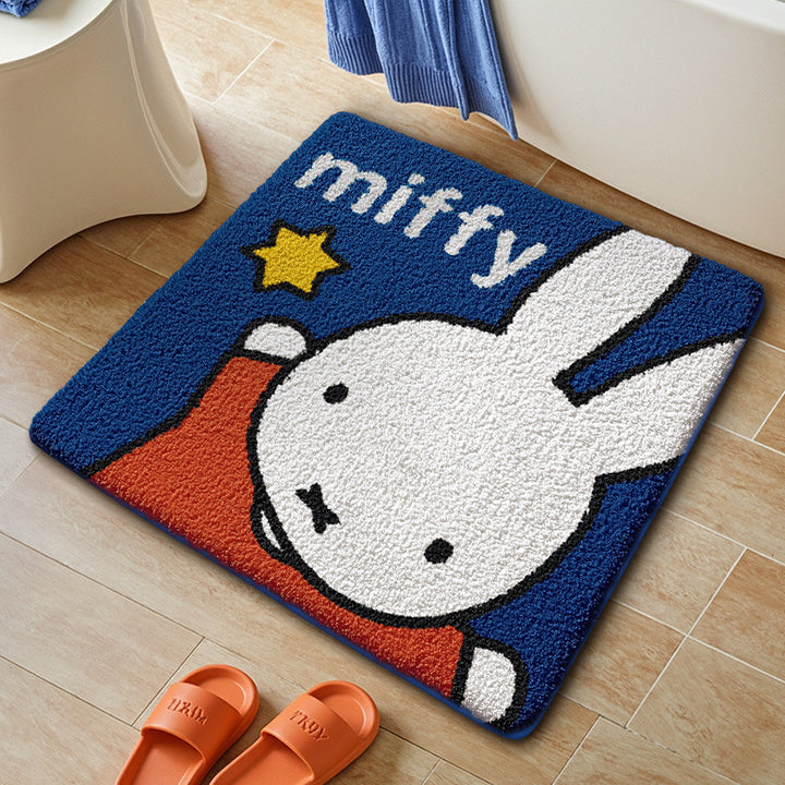 Cute Cartoon Bunny Bath Mat Bowlift