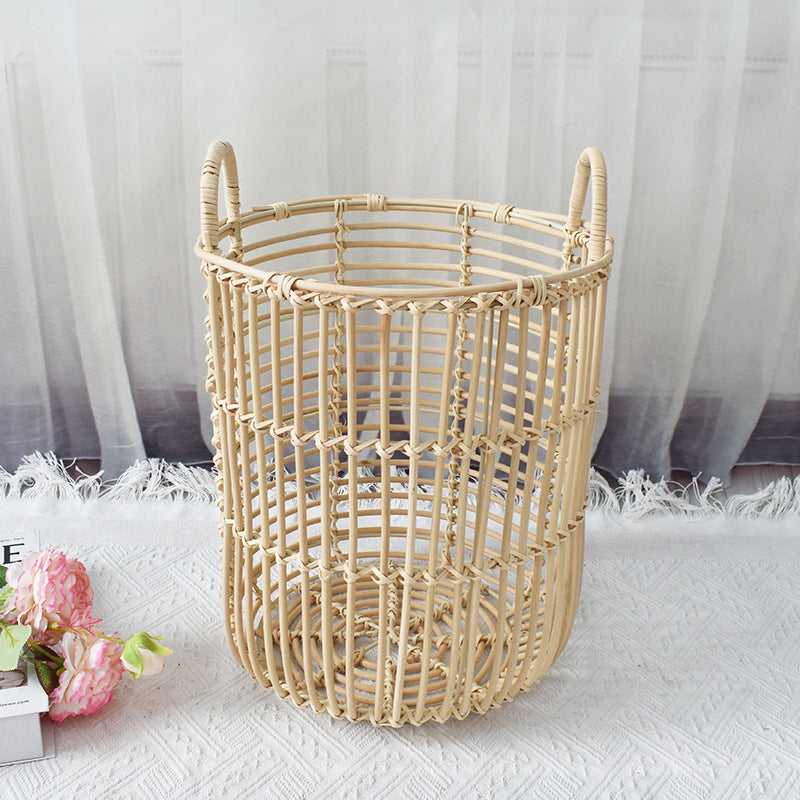Decorative Wicker Storage Bin Bowlift