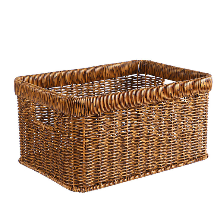 Handwoven Rustic Storage Basket Bowlift