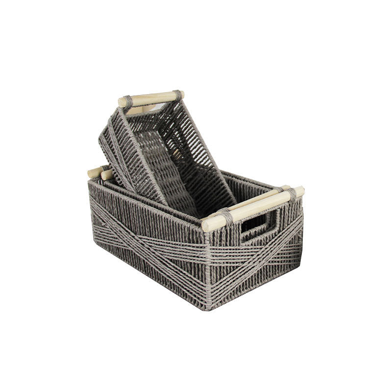 Woven Natural Storage Basket Bowlift