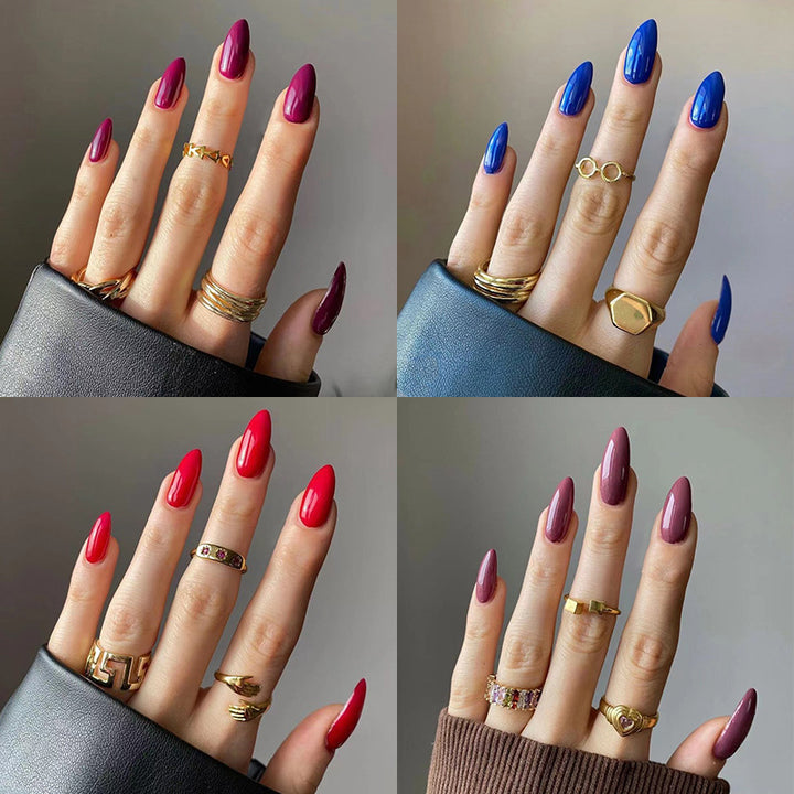 Elegant Acrylic Nails with High Gloss Finish Bowlift
