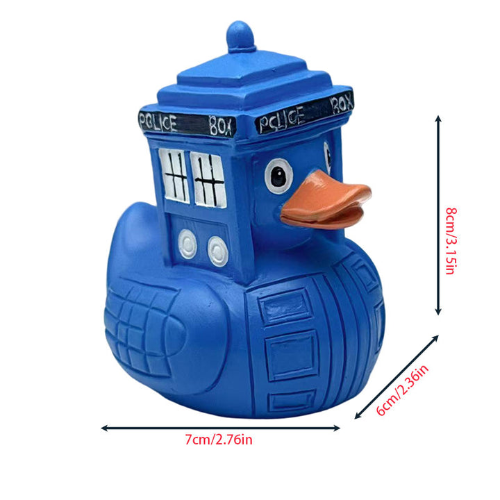 Playful rubber duck in police design Bowlift