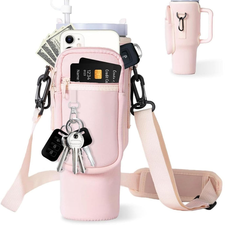Women's insulated bottle with versatile carrying bag Bowlift
