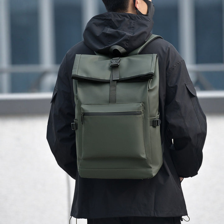 Waterproof Roll-Top Urban Backpack Bowlift