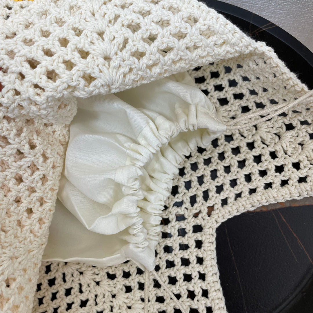 Handmade crochet bag Bowlift