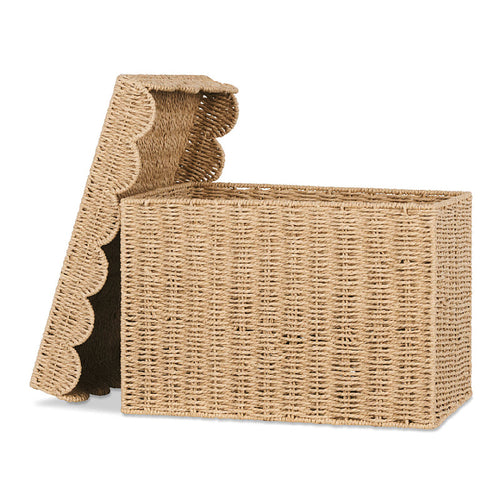 Playful storage basket with lid Bowlift