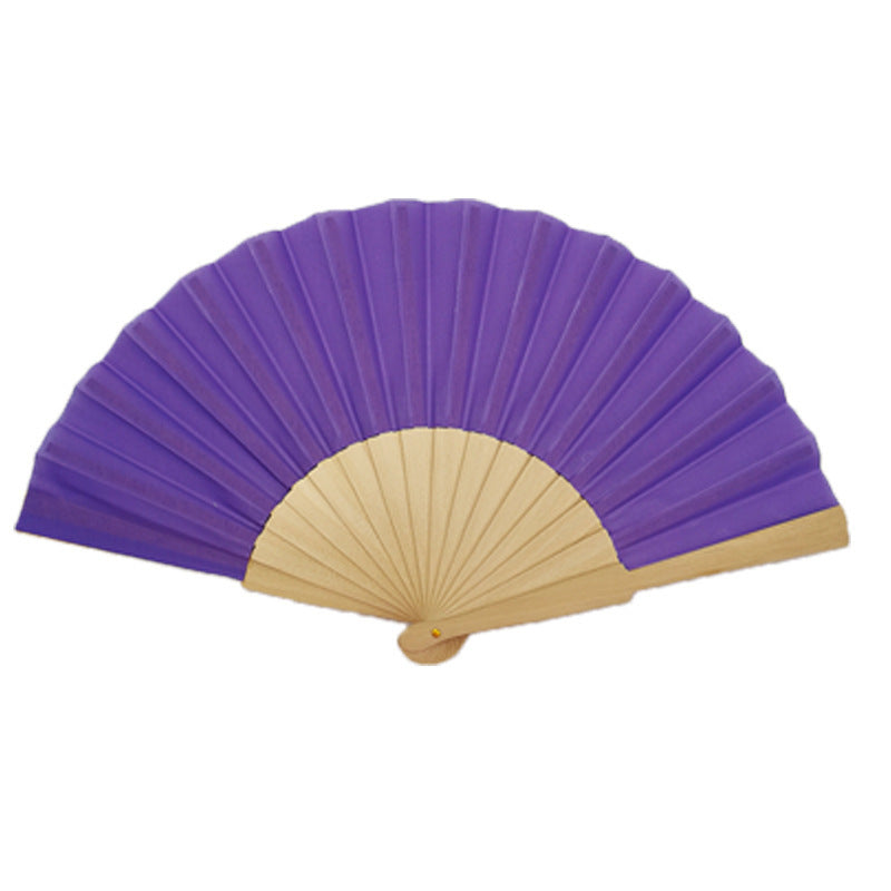 Ladies folding hand fan made of airy material with intricate folds Bowlift